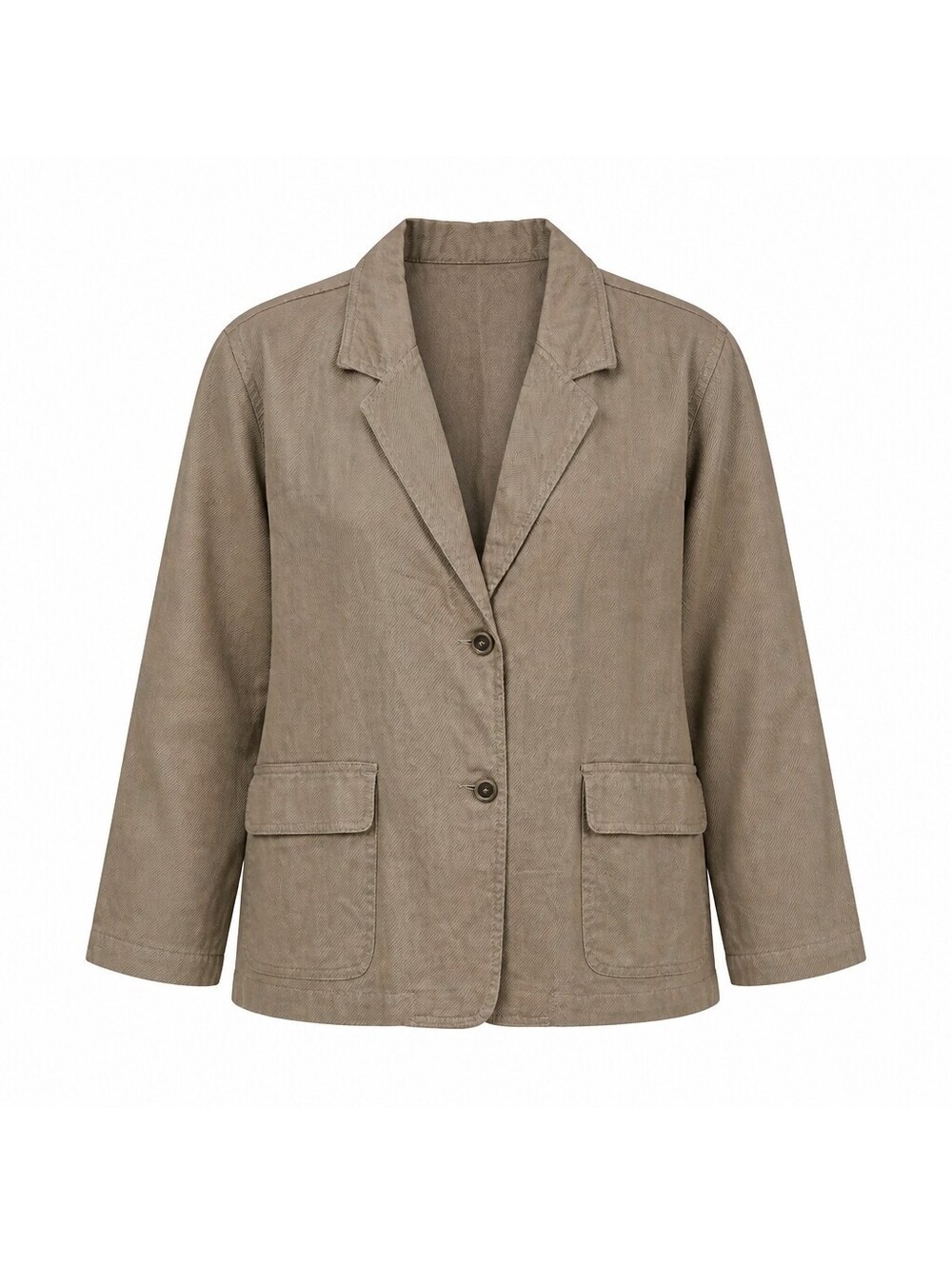 Tudor Court Women's Beige Two-Button Blazer Jacket Size XL